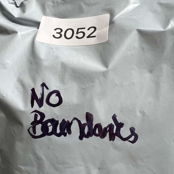 No Boundaries Halter Tank Top Black Print Sleeveless Casual S Beaded Festival - Picture 8 of 8